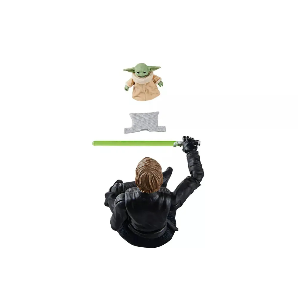 Hasbro Star Wars Black Series Vintage Collection Deluxe Luke Skywalker and Grogu F8303 2-Pack 3.75 Inch  Action Figure