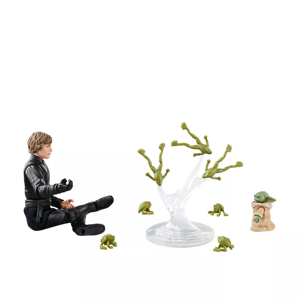Hasbro Star Wars Black Series Vintage Collection Deluxe Luke Skywalker and Grogu F8303 2-Pack 3.75 Inch  Action Figure