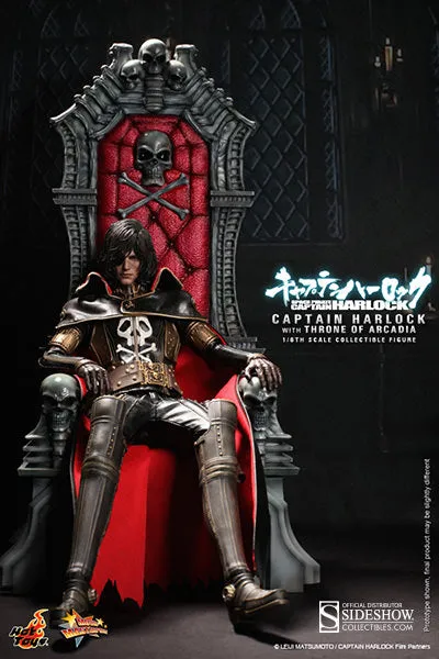Hot Toys 1/6 Captain Harlock with Throne of Arcadia Sixth Scale Figure MMS223