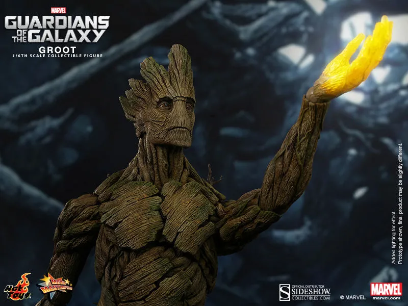 Hot Toys 1/6 Guardians of the Galaxy Movie Masterpiece Series Groot Sixth Scale Figure MMS253