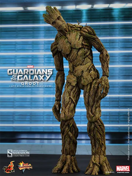 Hot Toys 1/6 Guardians of the Galaxy Movie Masterpiece Series Groot Sixth Scale Figure MMS253