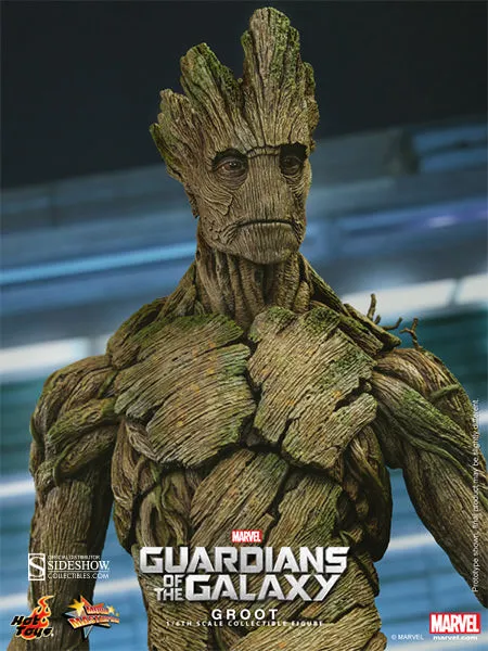 Hot Toys 1/6 Guardians of the Galaxy Movie Masterpiece Series Groot Sixth Scale Figure MMS253