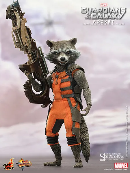 Hot Toys 1/6 Guardians of the Galaxy Movie Masterpiece Series Rocket Sixth Scale Figure MMS252