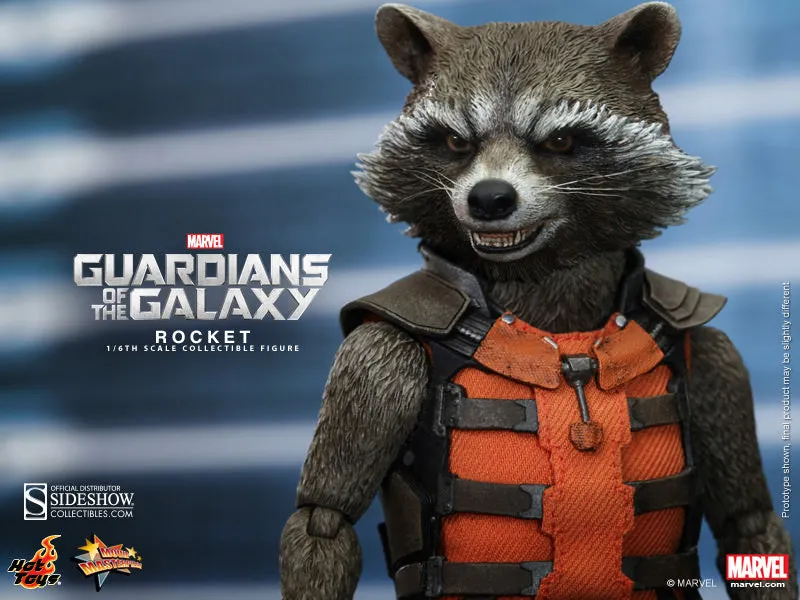 Hot Toys 1/6 Guardians of the Galaxy Movie Masterpiece Series Rocket Sixth Scale Figure MMS252