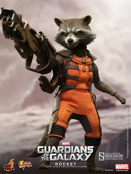 Hot Toys 1/6 Guardians of the Galaxy Movie Masterpiece Series Rocket Sixth Scale Figure MMS252