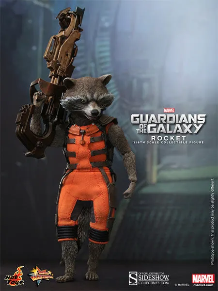 Hot Toys 1/6 Guardians of the Galaxy Movie Masterpiece Series Rocket Sixth Scale Figure MMS252