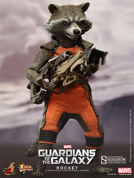 Hot Toys 1/6 Guardians of the Galaxy Movie Masterpiece Series Rocket Sixth Scale Figure MMS252