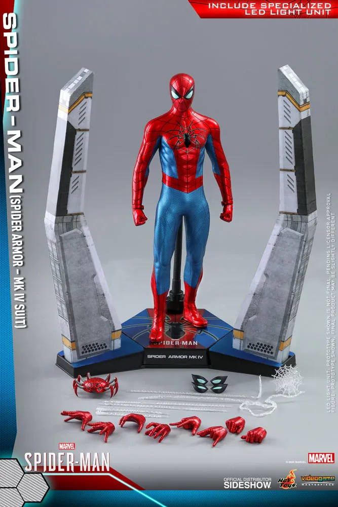 Hot Toys 1/6 Marvel’s Spider-Man Game Spider Man (Spider Armor - MK IV Suit) Sixth Scale Figure VGM43