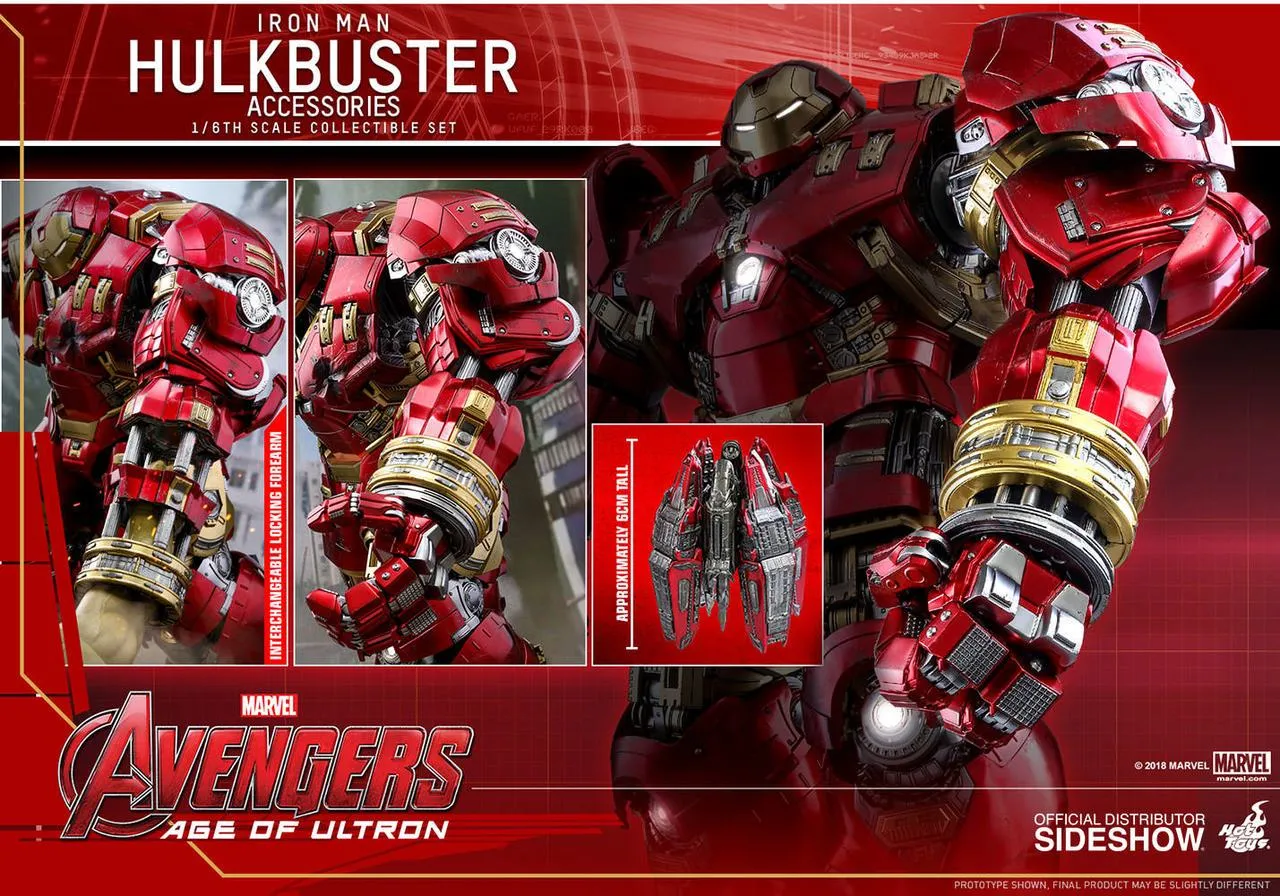Hot Toys Movie Masterpiece 1/6 Scale Figure - Avengers: Age of Ultron - Hulkbuster Accessories (Figure Not Included)
