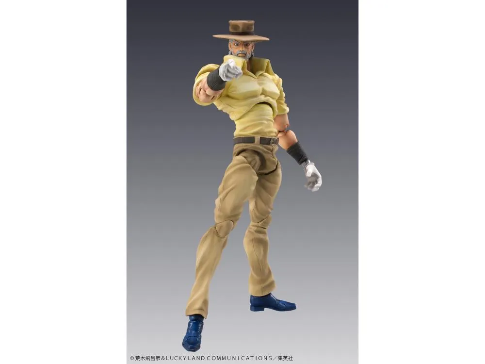 JoJo's Bizarre Adventure Super Action Statue - Joseph Joestar & Iggy