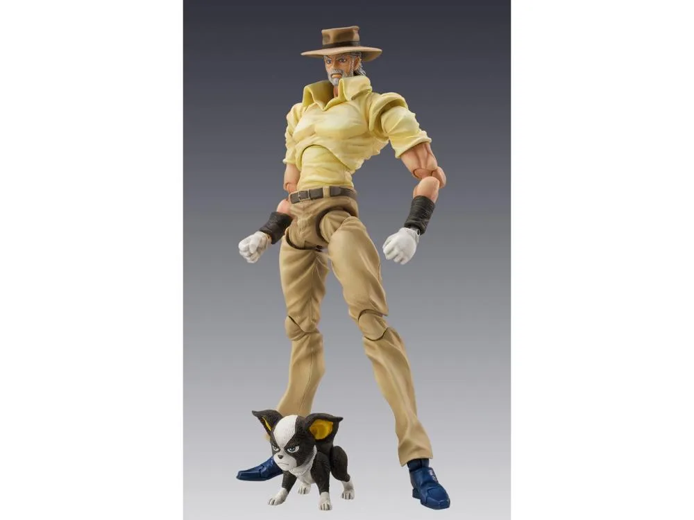 JoJo's Bizarre Adventure Super Action Statue - Joseph Joestar & Iggy