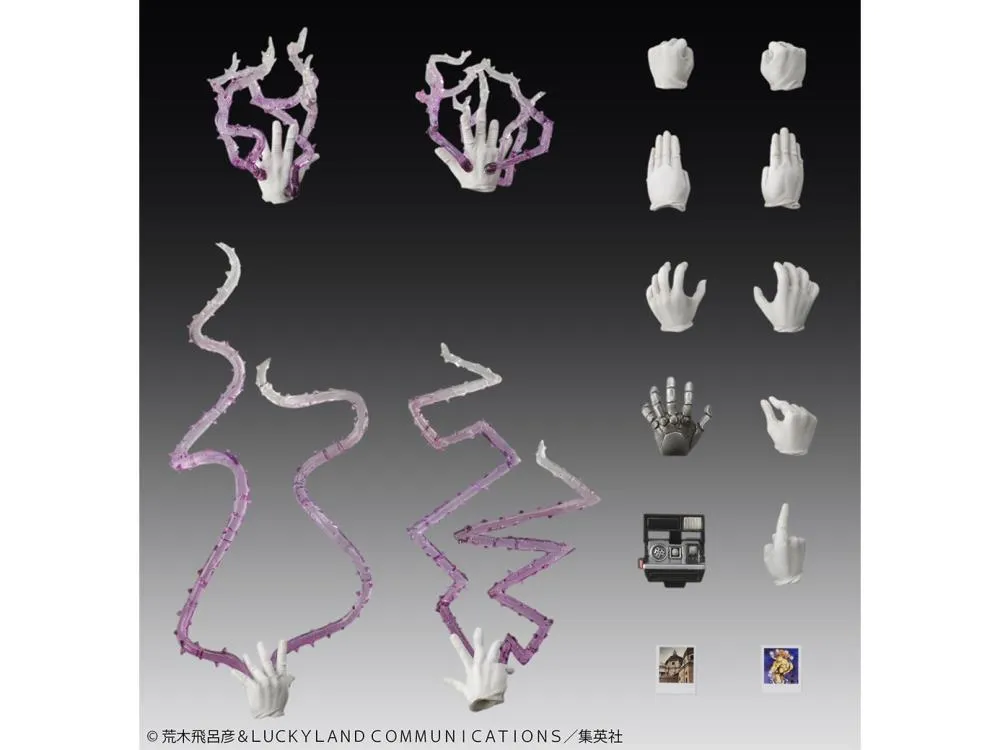 JoJo's Bizarre Adventure Super Action Statue - Joseph Joestar & Iggy