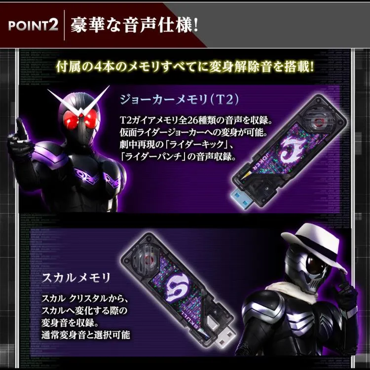 Kamen Rider Complete Selection Modification CSM Lost Driver (Ver. 1.5) Belt Fuuto PI Edition Set