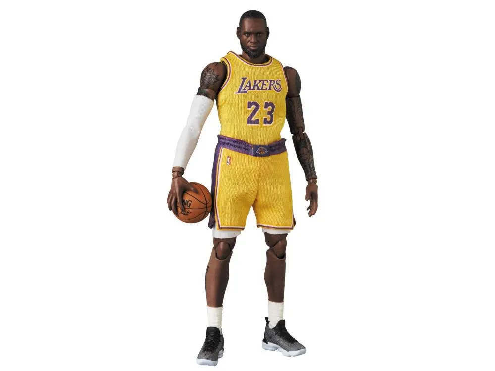 Mafex No. 127 Lebron James Los Angeles Lakers NBA Action Figure