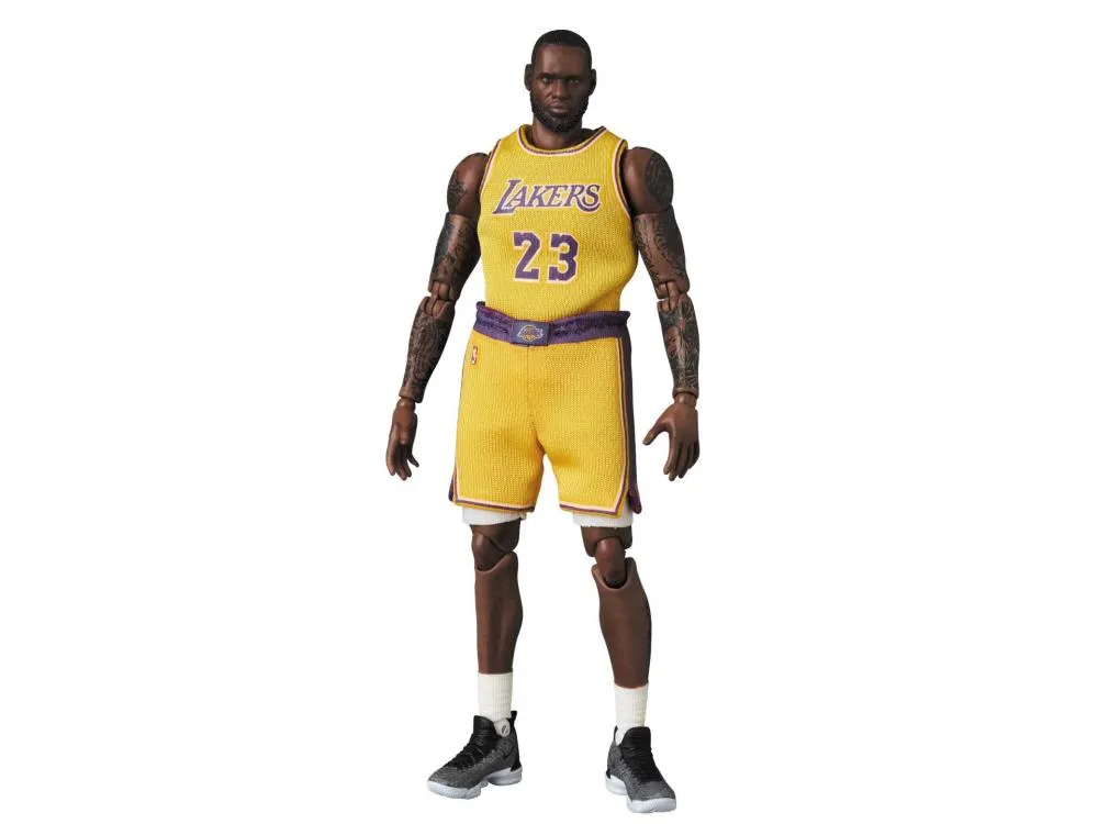 Mafex No. 127 Lebron James Los Angeles Lakers NBA Action Figure