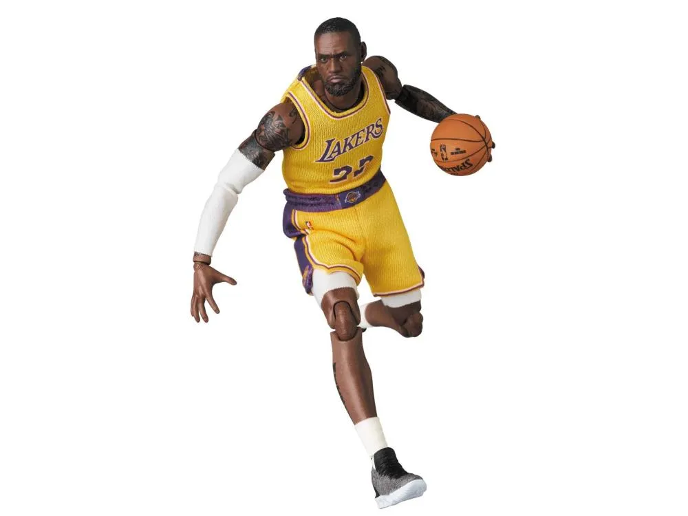 Mafex No. 127 Lebron James Los Angeles Lakers NBA Action Figure