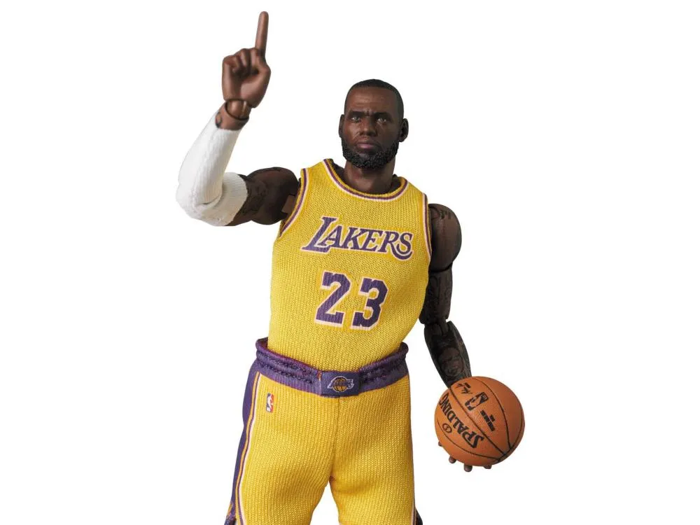 Mafex No. 127 Lebron James Los Angeles Lakers NBA Action Figure