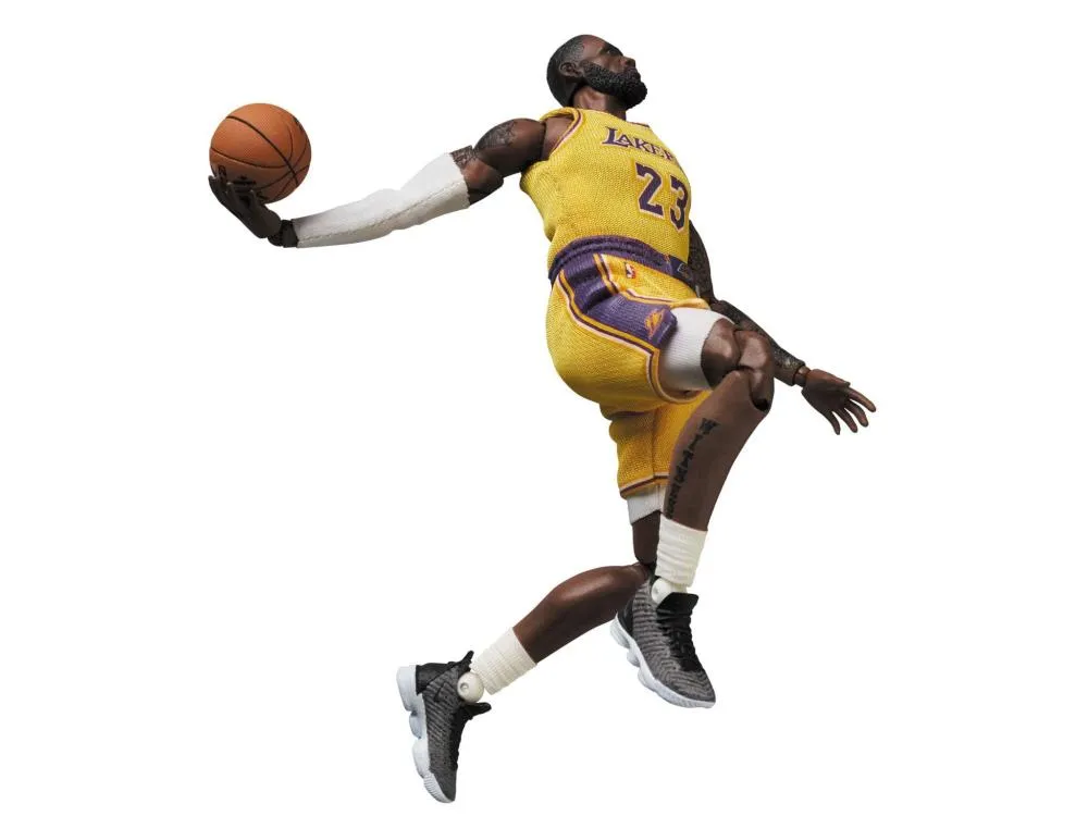 Mafex No. 127 Lebron James Los Angeles Lakers NBA Action Figure