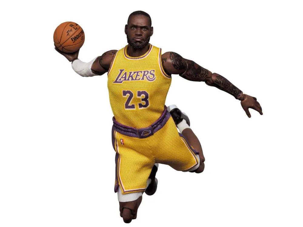 Mafex No. 127 Lebron James Los Angeles Lakers NBA Action Figure