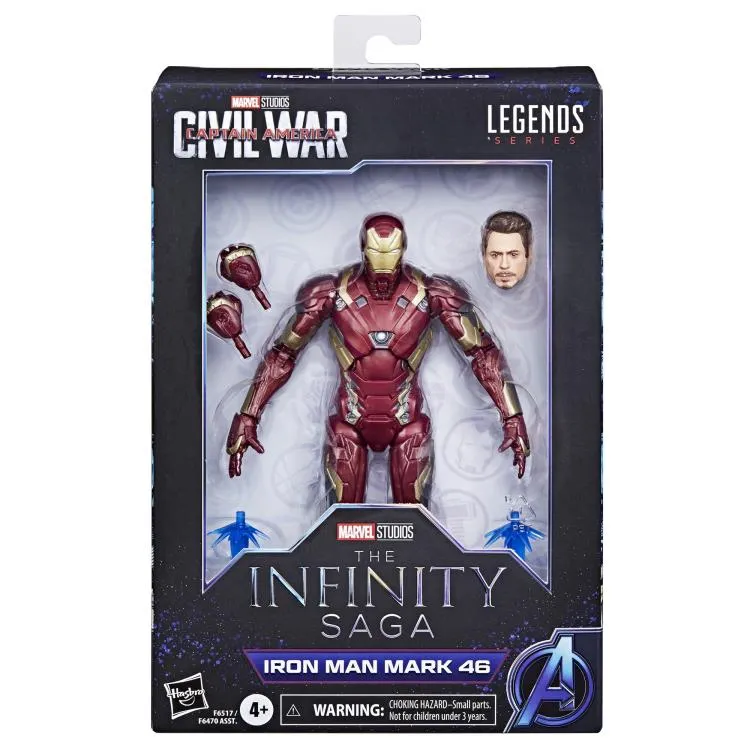 Marvel Legend Captain America: Civil War The Infinity Saga Iron Man Mark 46 Action Figure
