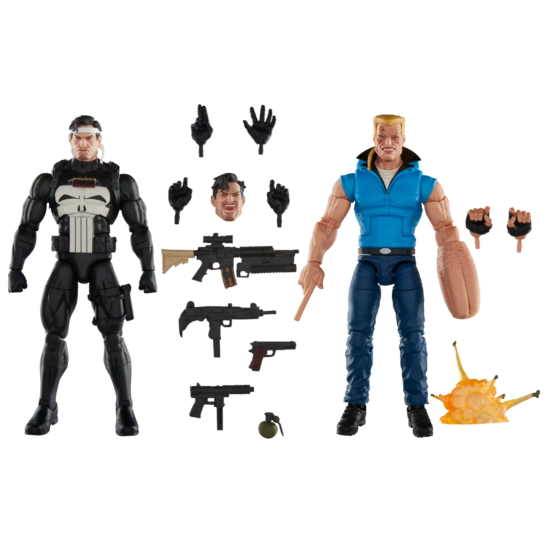 Marvel Legend The Punisher War Journal Punisher and Bushwacker Two-Pack Action Figure