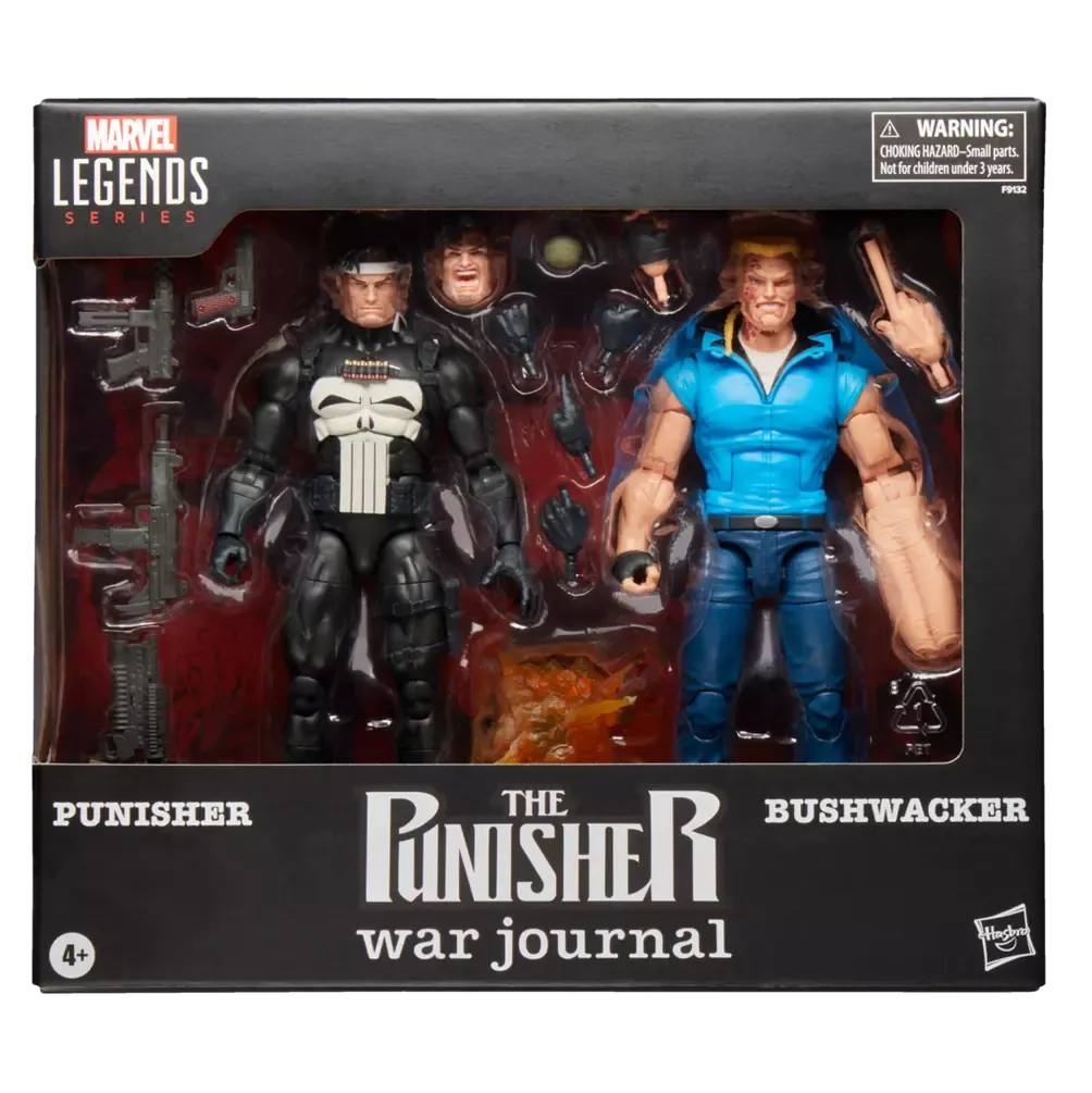 Marvel Legend The Punisher War Journal Punisher and Bushwacker Two-Pack Action Figure