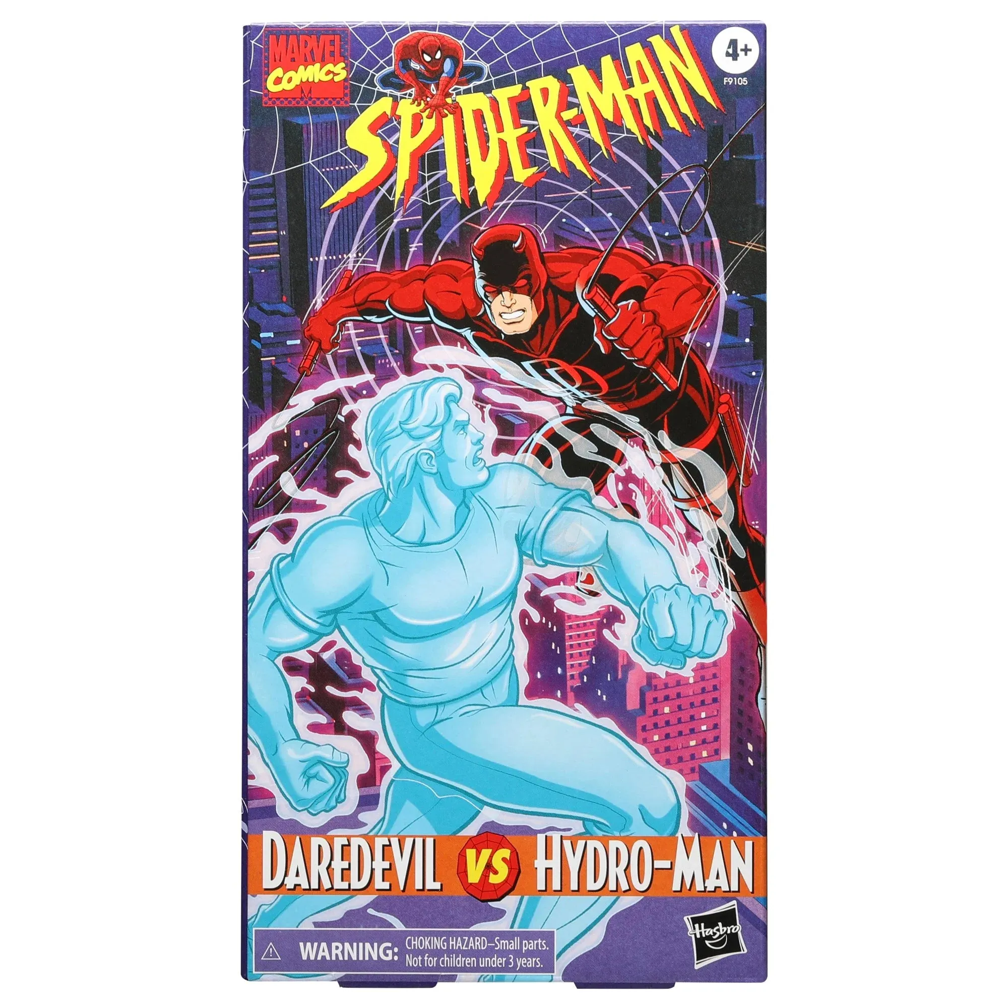 Marvel Legend VHS 90's Spider-Man The Animated Series Daredevil & Hydro-Man 2-Pack Action Figure