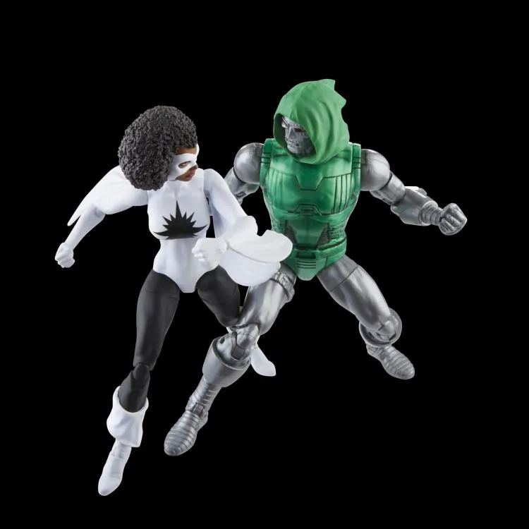 Marvel Legends 60th Anniversary Avengers Beyond Earth's Mightiest Captain Marvel vs Doctor Doom Two Pack  Action Figure