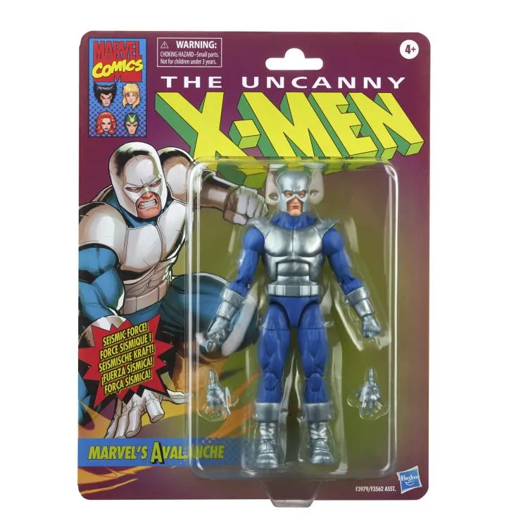Marvel Legends Retro Series Marvel's Avalanche The Uncanny X-Men Wave Action Figure