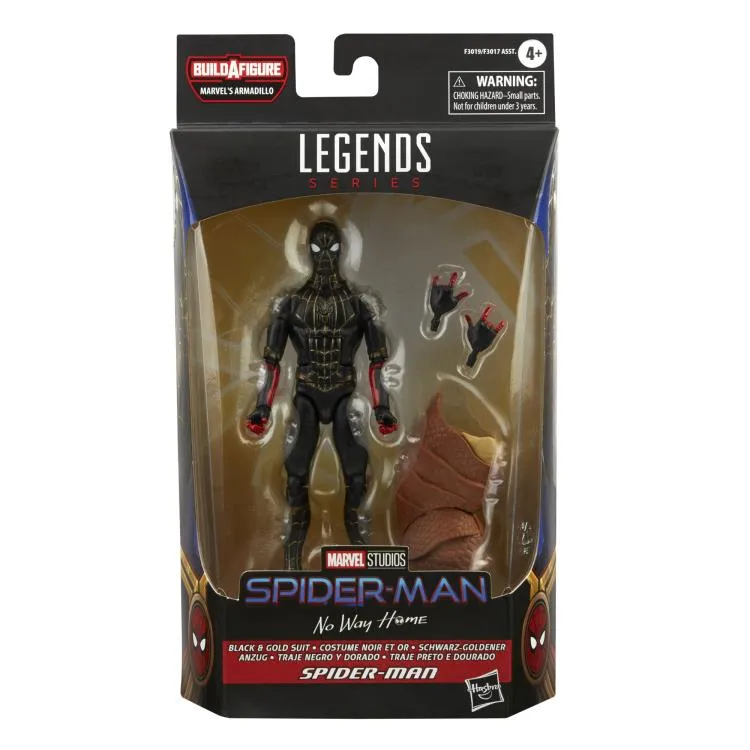 Marvel Legends Spider-Man No Way Home Wave 1 Set of 7 (Marvel's Armadillo BAF) Action Figure