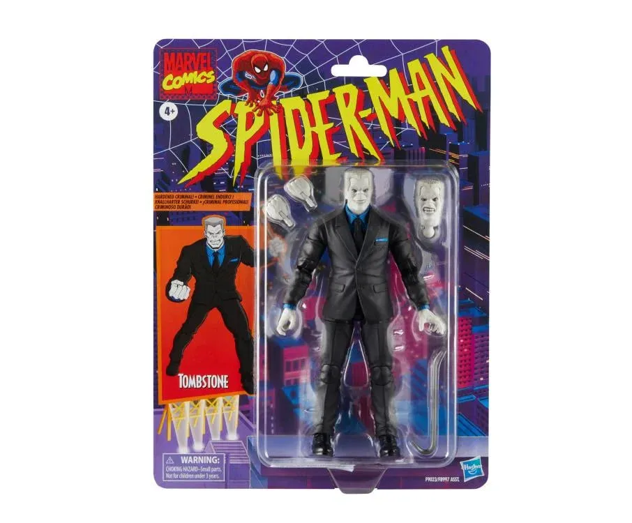 Marvel Legends Vintage Retro Series Spider-Man Tombstone Action Figure