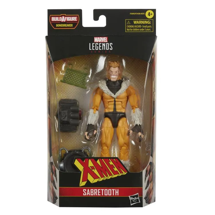 Marvel Legends X-Men Wave Sabretooth (BAF Bonebreaker) Action Figure