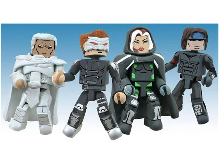 Marvel Minimates Age of X Gambit Magneto Basilisk Legacy 4 Pack X-Men Action Figure