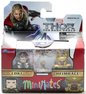 Marvel Minimates Series 53 Loki and Heimdall 2-Pack Action Figure
