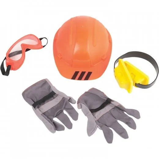 Master Builder's Tool Set | 21-Piece Pretend Play Kit with Hard Hat, Toolbelt, and 4-in-1 Multitool