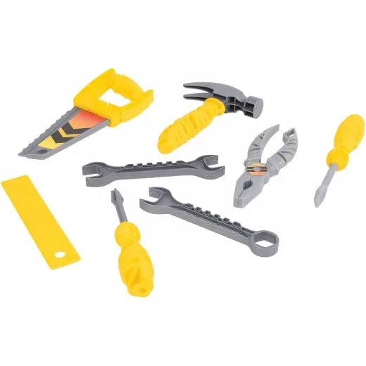 Master Builder's Tool Set | 21-Piece Pretend Play Kit with Hard Hat, Toolbelt, and 4-in-1 Multitool