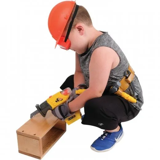 Master Builder's Tool Set | 21-Piece Pretend Play Kit with Hard Hat, Toolbelt, and 4-in-1 Multitool