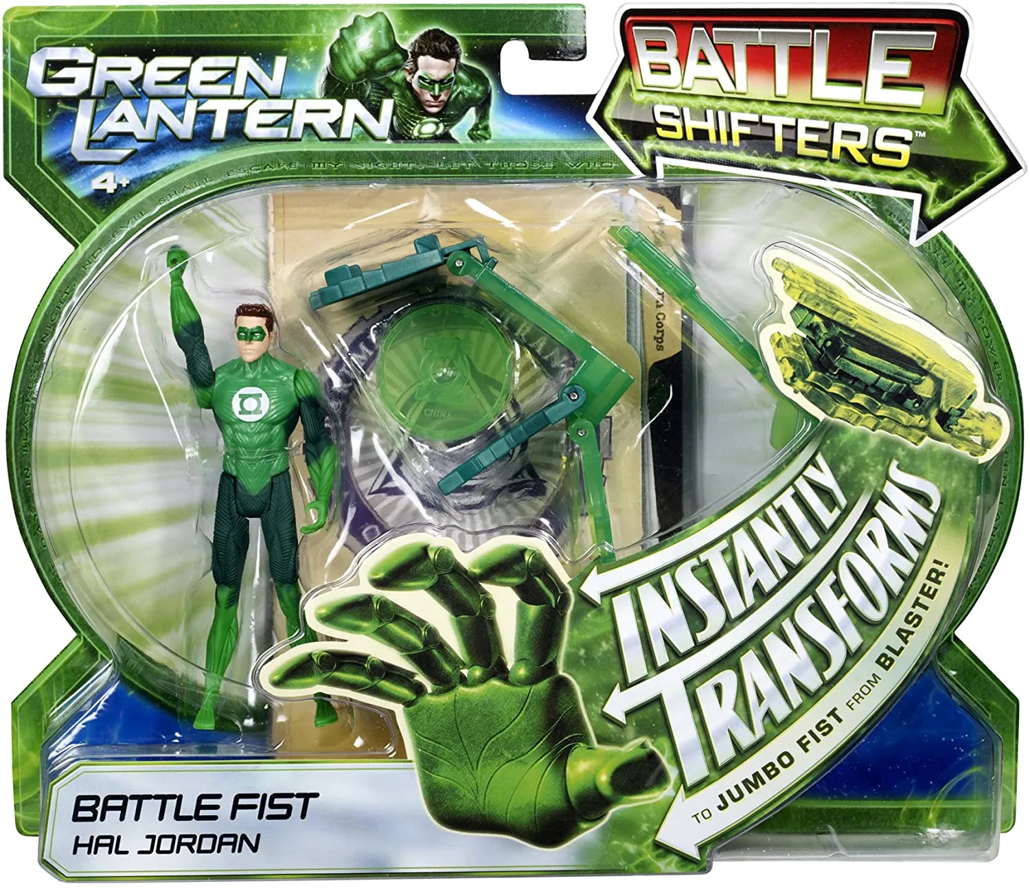 Mattel Green Lantern Movie Battle Shifters Battle Fist Hal Jordan Action Figure