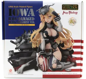 Max Factory 1/8 Iowa Half-Damaged: Heavy Armament Ver. Kantai Collection -KanColle- PVC Figure