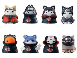 Megahouse Naruto Nyaruto! Defense Battle of Village of Konoha! Trading Figures Box Set of 8