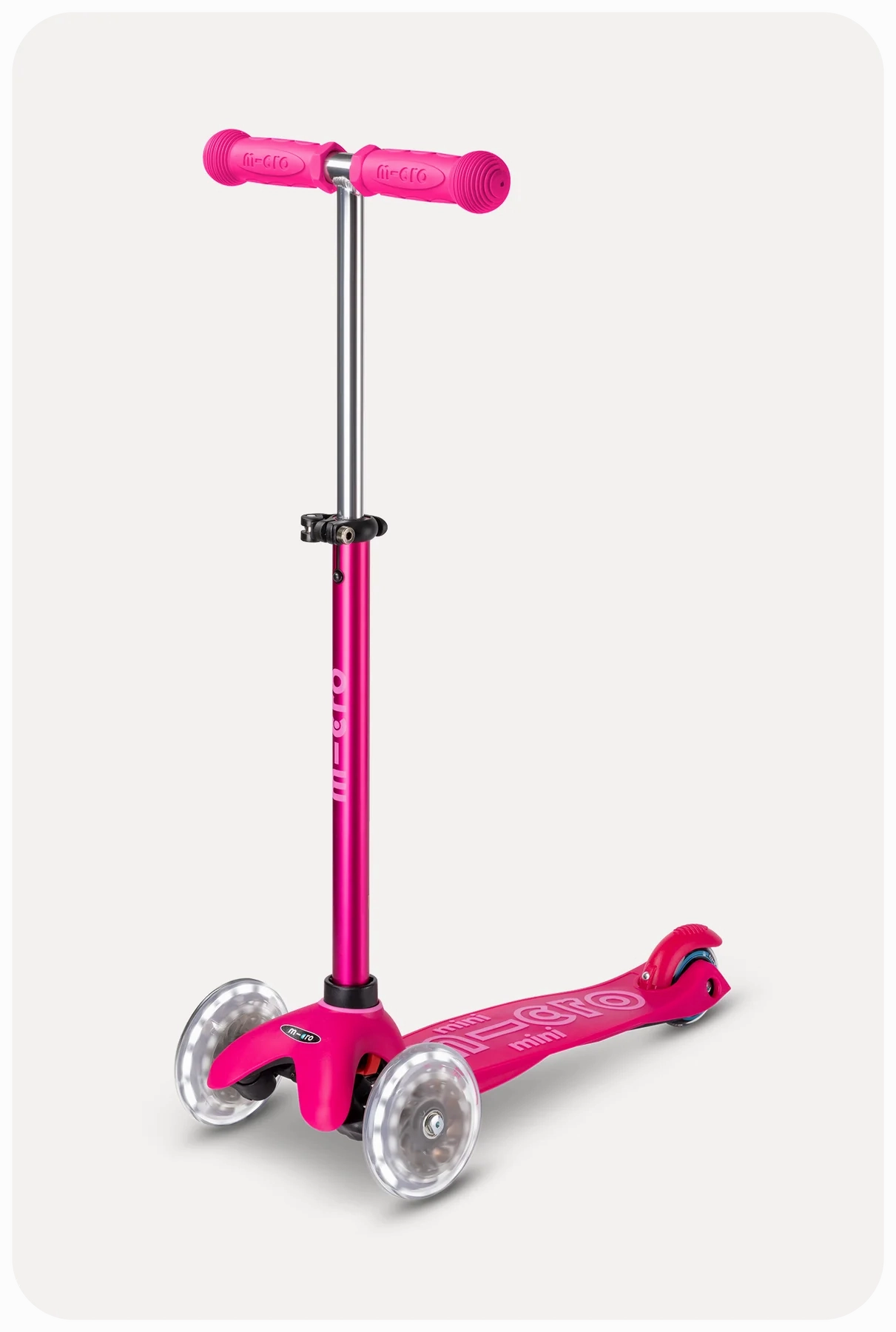 Micro Mini2Grow LED Scooter - Pink