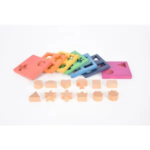 Rainbow Wooden Shape Stacker