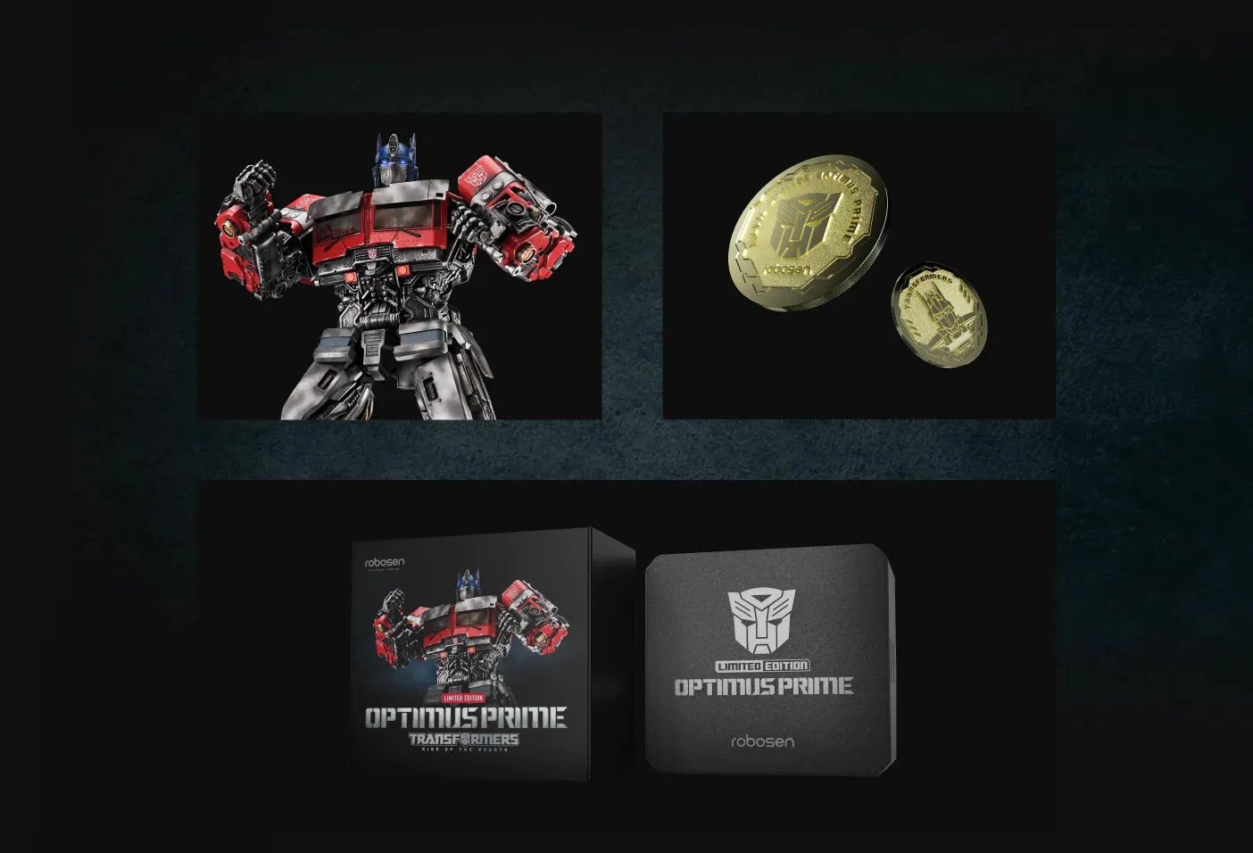 Robosen Transformers Optimus Prime Rise of the Beast Signature Robot (Limited Edition) Robot Figure