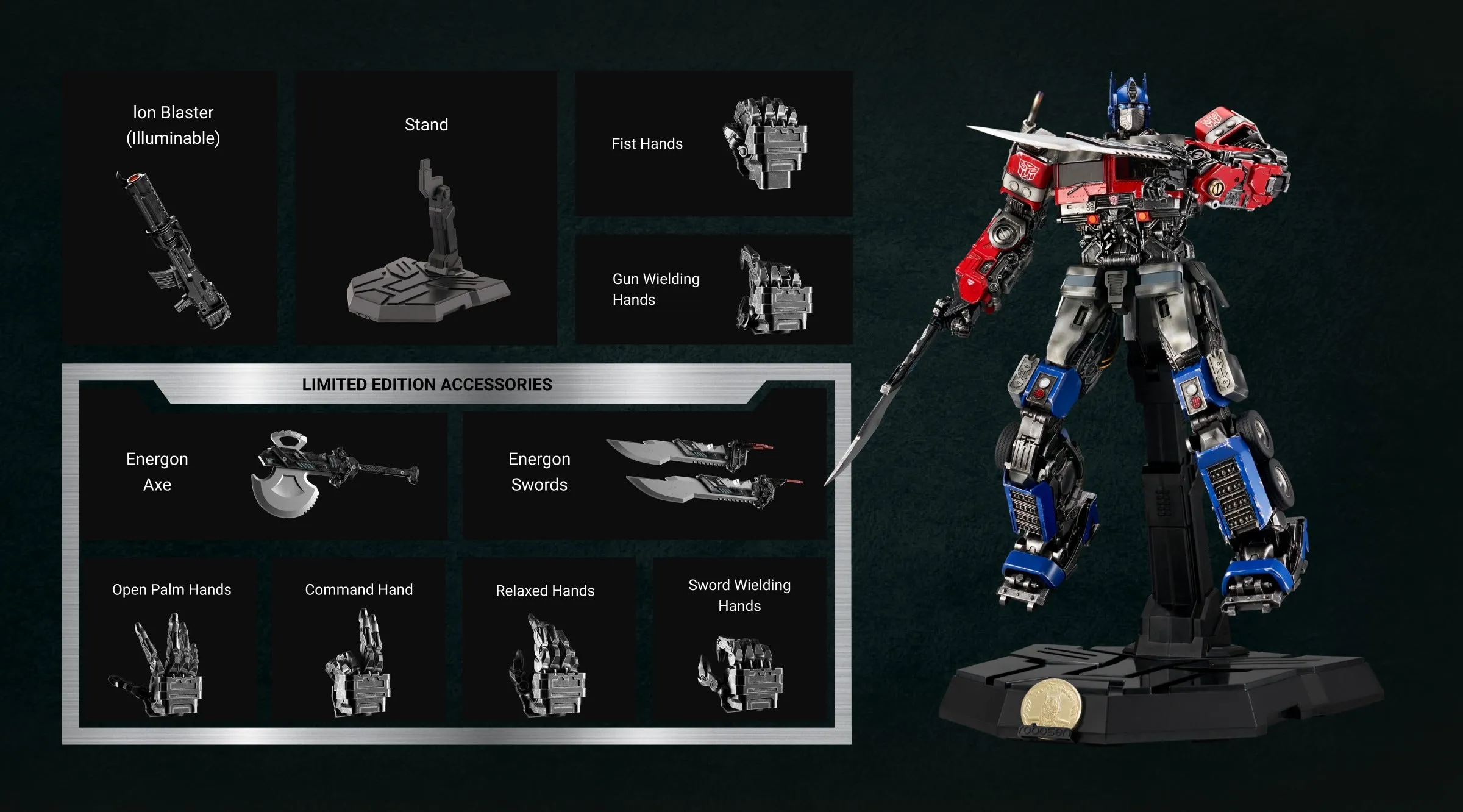 Robosen Transformers Optimus Prime Rise of the Beast Signature Robot (Limited Edition) Robot Figure