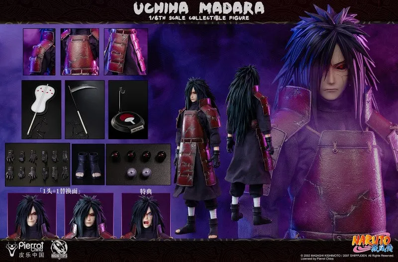 Rockettoys 1/6 Naruto Shippuden Madara Uchiha Scale Action Figure