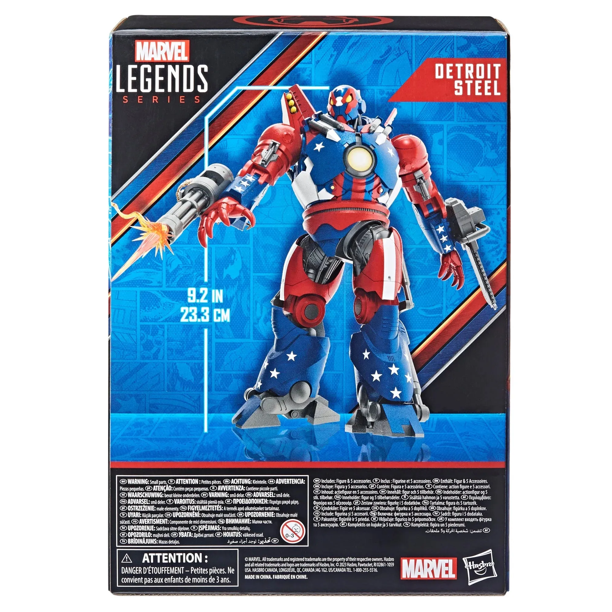 SDCC 2023 Hasbro Marvel Legends Detroit Steel Exclusive Action Figure