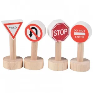 Set Of Traffic Signs & Lights 14 Pcs