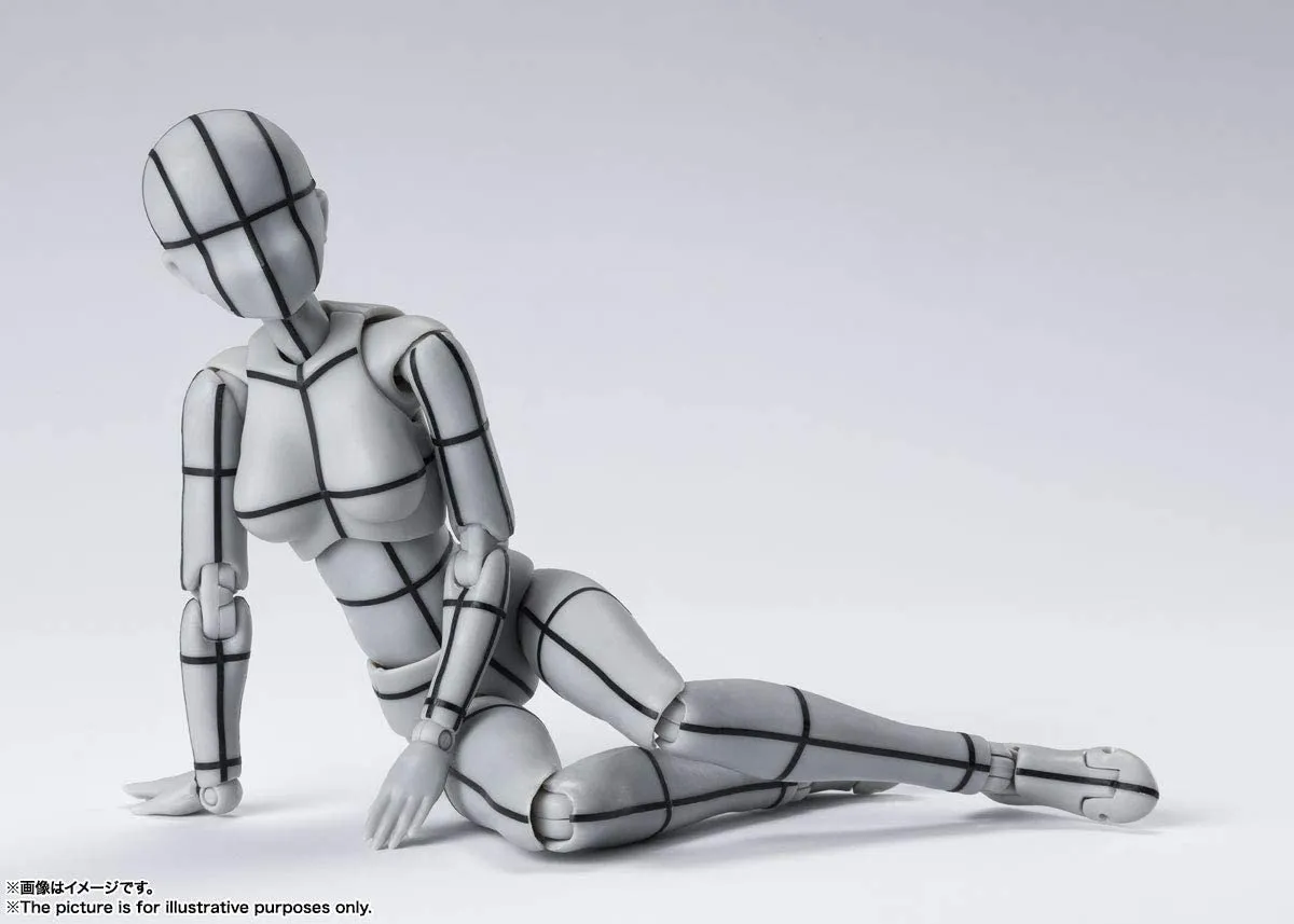 S.H. Figuarts Body Chan Wireframe (Gray Color Ver.)