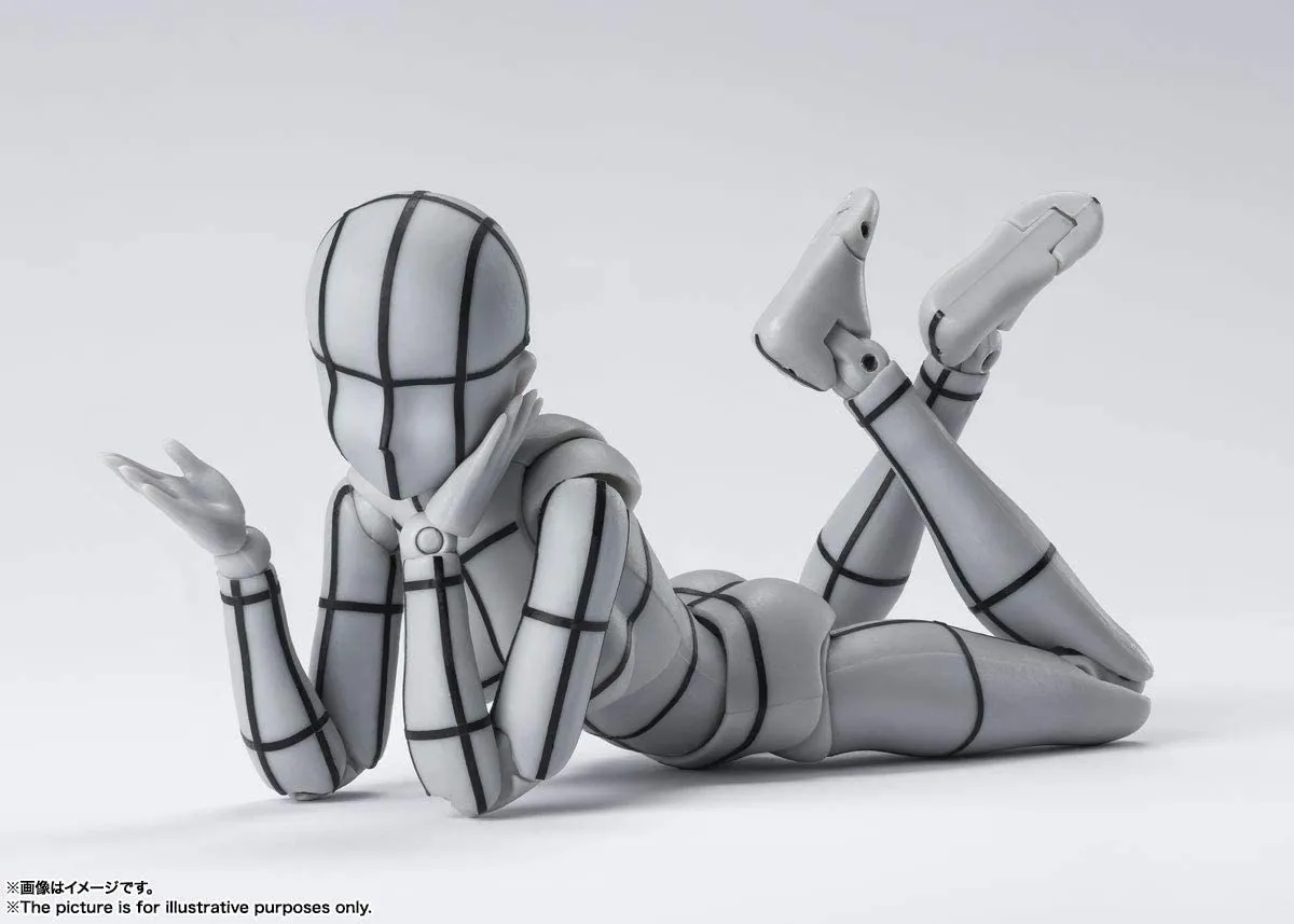 S.H. Figuarts Body Chan Wireframe (Gray Color Ver.)