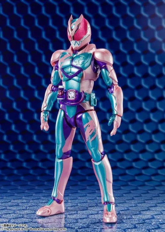 S.H. Figuarts Masked Kamen Rider Revise Kamen Rider Revi Rex Genome & Kamen Rider Vice Rex Genome Action Figures Set